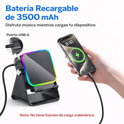 Mini Speaker Amplificador para Celular + Soporte