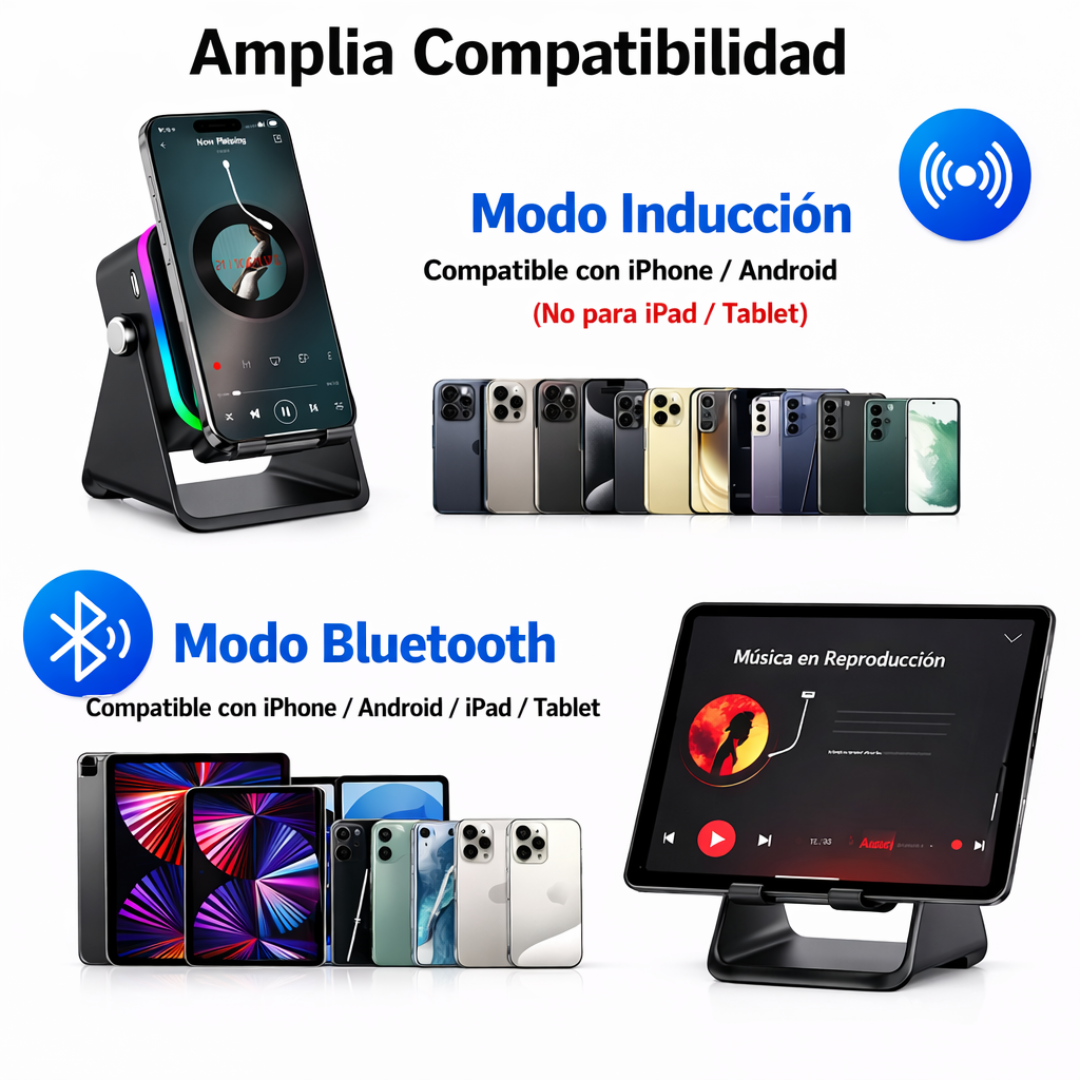 Mini Speaker Amplificador para Celular + Soporte